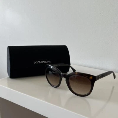 Dolce & Gabbana DG4249 502/13 Round Tortoiseshell Havana Sunglasses RRP $280  • $69.95