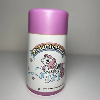 1987 MLP My Little Pony Pink Thermos For Lunchbox Aladdin Hasbro • $10