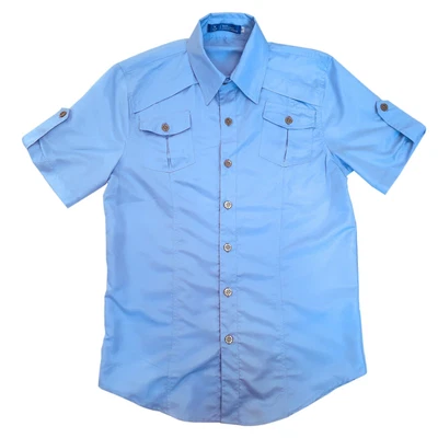 £14.99 • Buy Fitshop Man's High Fashion Short Sleeve Shirt Size: M