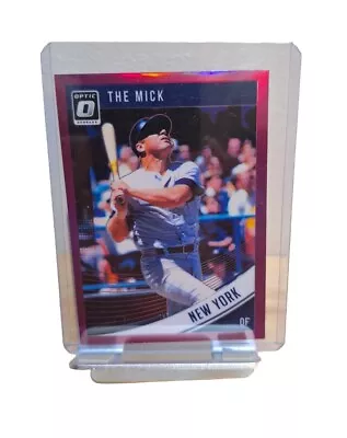 2018 Donruss Optic.. Micky Mantle.. Card Number 165 .. Purple Border  • $1.99