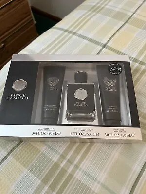 Vince Camuto Set 1.7fl Oz Eau Toilette Spray After Shave 3.0 Fl Oz Shower 3 Oz • $30