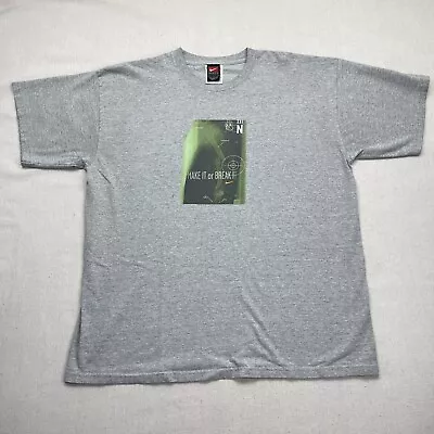 VTG Nike Shirt Mens Large Gray Make It Or Break It Bones Radius Scapula Y2K • $5.70