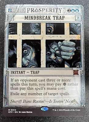 MtG Mindbreak Trap Outlaws Of Thunder Junction Magic The Gathering • $35.99