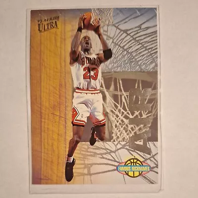 1993-94 Fleer Ultra Famous Nicknames #7 Michael Jordan #/15 • $5