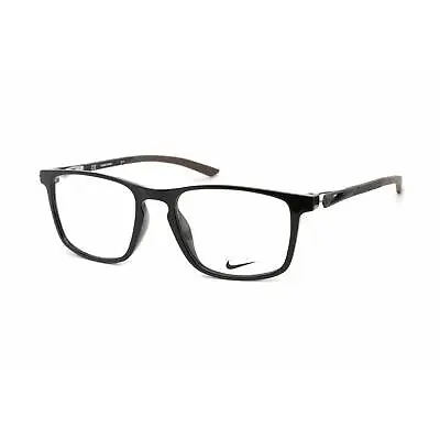 Nike Men's Eyeglasses Full Rim Black Plastic Rectangular Frame NIKE 7146 002 • $43.39