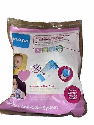 NEW MAM Easy Start Anti-Colic Bottle And Start Pacifier For Newborn Boy Or Girl • $5