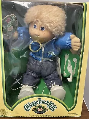 Vintage Jesmar 1984 Cabbage Patch Doll Named Cristina Lucero With Original Box • $395