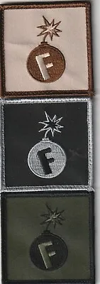 F BOMB Military Morale Patch With Full Hook Assorted Colors • $3.50