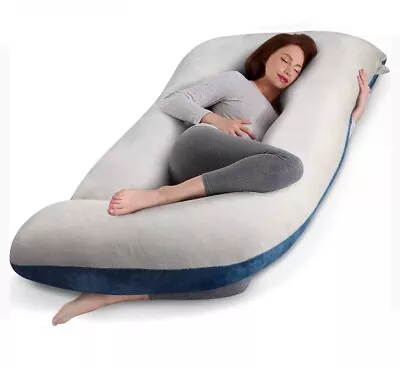 Pregnancy Maternity Pillows For Sleeping 55” U-Shape Full Body Pillow GarageBin • $15.99