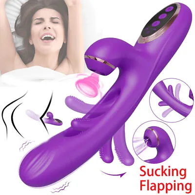 Tapping Patting Sucking Vibrator For Women Clit G-spot Stimulator Dildo Sex Toys • $21.99