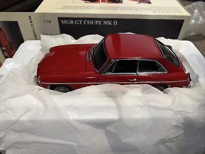 Autoart 1/18 Scale Diecast 76601 - 1969 MGB GT Mk2 Coupe - Red • $221.97