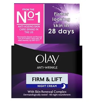 Olay Anti-wrinkle Firm & Lift Night Cream 50ml • £12.15