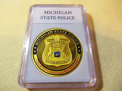 MICHIGAN STATE POLICE Challenge Coin  • $14.99