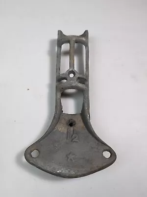 BIG Vintage Large 9.25  CAST IRON Star Flag Pole Holder Bracket Marked  1  1/2  • $25