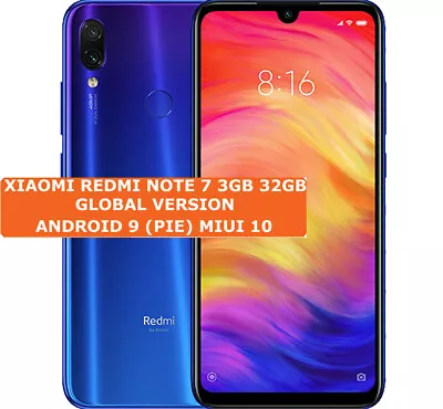 XIAOMI REDMI NOTE 7 3gb 32gb Octa Core 48mp Fingerprint Id Android Smartphone • $397.80