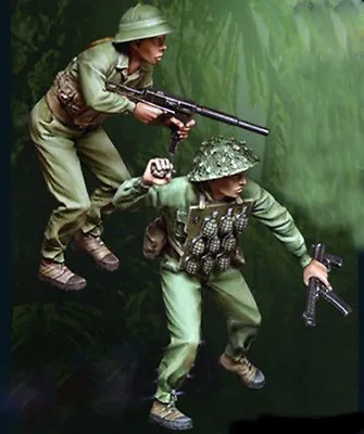 $14.24 • Buy █ 1/35 Resin Vietnam War Counter SOG Team 2 Figures Unpainted BL117