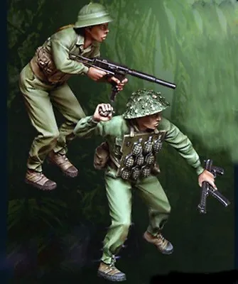 1/35 Resin Vietnam War Counter SOG Team 2 Figures Unpainted 36232 • $14.24