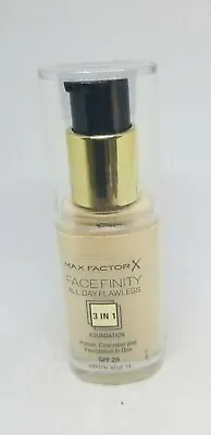 Max Factor Facefinity All Day Flawless 3-1 Foundation 33 Beige 30ml NEW • $8.95