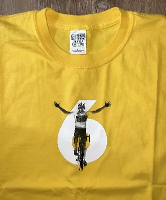 VTG Lance Armstrong Tour De France 2004 6 Time Champion Shirt L Y2K Bike Cycling • $29.95