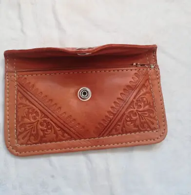 Moroccan Leather Handmade Meduim Handbag • $55