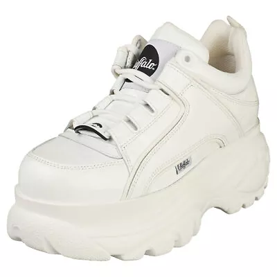 Buffalo London 1339-14 2.0 V Womens White Platform Trainers • $290.35