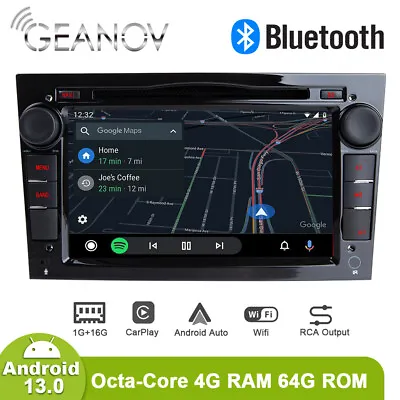 Android Multimedia Car Stereo CarPlay GPS For Vauxhall/Opel Corsa Vectra Astra H • £220.99