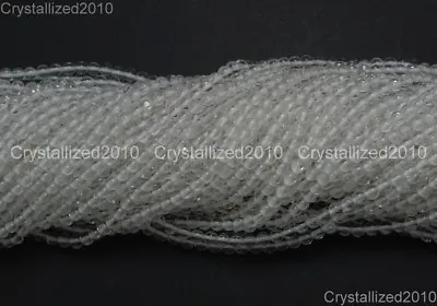 $3.65 • Buy 100% Natural Crystal Quartz Rock Gemstone Round Beads 4mm 6mm 8mm 10mm 12mm 15 