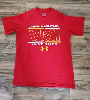 VMI Virginia Military Institute Under Armour Tee T-Shirt Red • $13.95