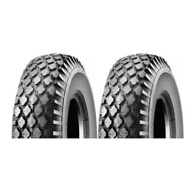 2x CTS Multi Purpose Tread Tyres Fits Selected Ride On Mowers Diamond Pattern • $84.95