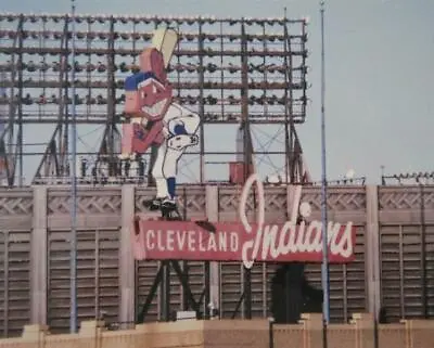 CLEVELAND MUNICIPAL STADIUM Chief Wahoo Indians Glossy 8 X 10 Photo Browns • $6.99