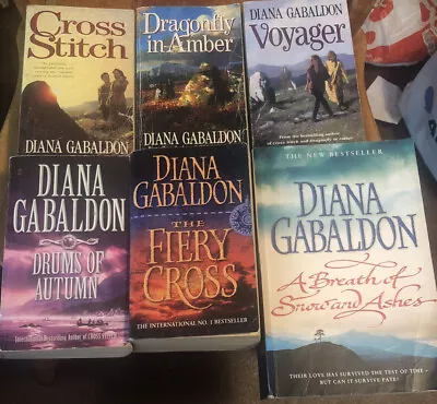 OUTLANDER X 6  Gabaldon Scotland Historical Romance  Pb Set Book • $45