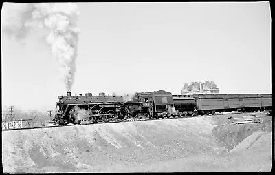 CNR Steam Loco #6053 Winnipeg Man.  C-1958 Original 620 Size B&W Negative • $6.56