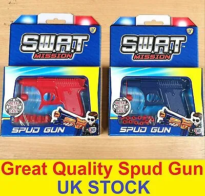 £14.99 • Buy 4x Metal Spud Guns Die Cast Retro Potato Water Pistol Toy Gun Vintage Sure Shot