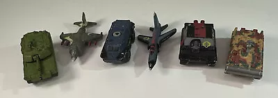 Vintage Micro Machines GI Joe Cobra Military Planes Jets Tanks Vehicles LOT • $35.56