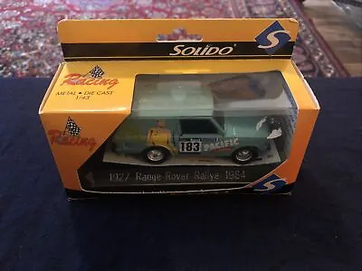 Solido 1:43 Range Rover Rallye 1984 METAL DIE CAST 1817 MADE IN FRANCE Rare • $34.50