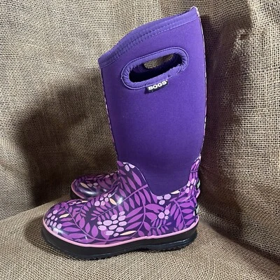 £73.74 • Buy BOGS Classic Tall Boot In Winterberry Neoprene Muck Mud Womens 6 Pull On
