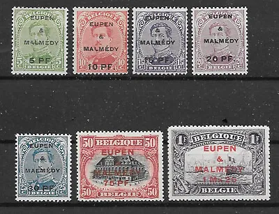 Belgium - EUPEN & MALMEDY - 1920 - COB OC55/61** - MNH  - • $55.31