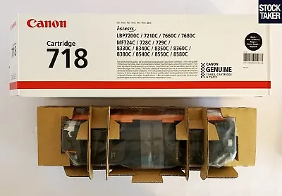 Genuine Canon 718 (Select Your Toner Cartridges) SEALED VAT Invoice • £36.95