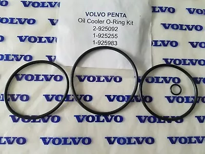 Volvo Penta AQ115 - AQ130 & AQ170 Oil Cooler O-Ring Set 69-77 925255 - 955983 • $18