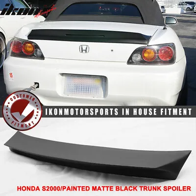 Fits 00-09 Honda S2000 AP1 AP2 TM Style Matte Black Trunk Spoiler (FRP) • $115.99