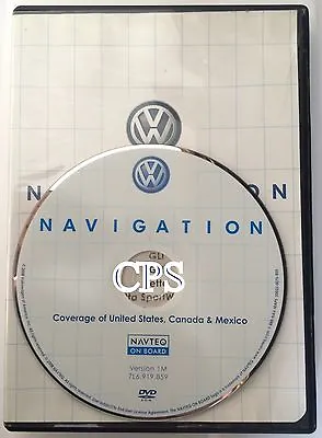 2009 Vw Volkswagen Cc Eos Gli Gti Navigation Map Ver 1m Dvd Rom Canada Mexico Us • $38.88