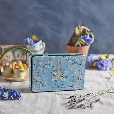 Peter Rabbit Tea Caddy Box New English Teas Embossed Tin With Teabag Selection • £12