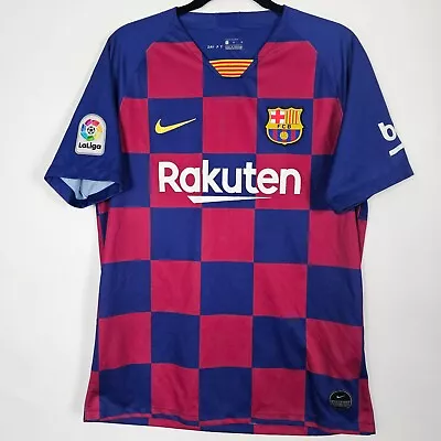 Nike Dri Fit FC Barcelona Home 2019/20 Mens Large Soccer Football Jersey • $29.99