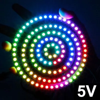 DC 5V WS2812B 5050 RGB LED Pixel Ring Panel Halo Module Light Circle Magic Color • $9.99