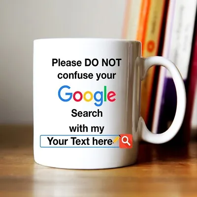 £7.99 • Buy Google Search Funny Humor Mug Gift Personalised Your Degree Text Law, Medical