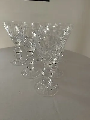 £47.99 • Buy CUT Crystal Martini Cocktail /WINE Glass X Set Of 6 Glasses  6.75” High