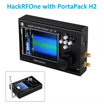 Latest 2020 Portapack H2 + HackRFOne SDR Havoc 3.2  Metal Case Bulid In Battery • $481.79