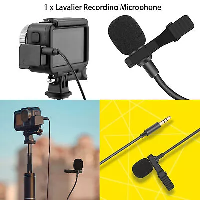 Microphone Three-pole Head For PC Laptop Lound Speaker OSMO Pocket Action Camera • $11.40