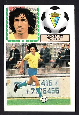 Jorge Magico Gonzalez - Cadiz Cf 1983-84 Card Este Panini Liga 83/84 Recovered • $80