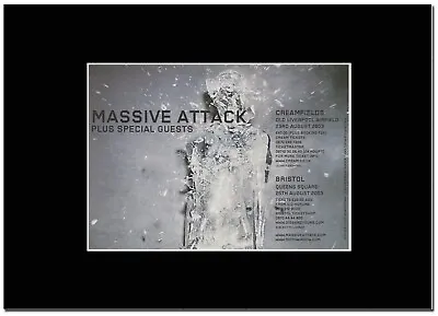 Massive Attack - 100th Window UK Tour Dates - A4 Matted Mounted Magazine Artwork • £8.99